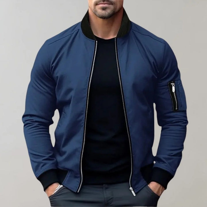 Men’s AeroFlex Lightweight Zip-Up Bomber Jacket