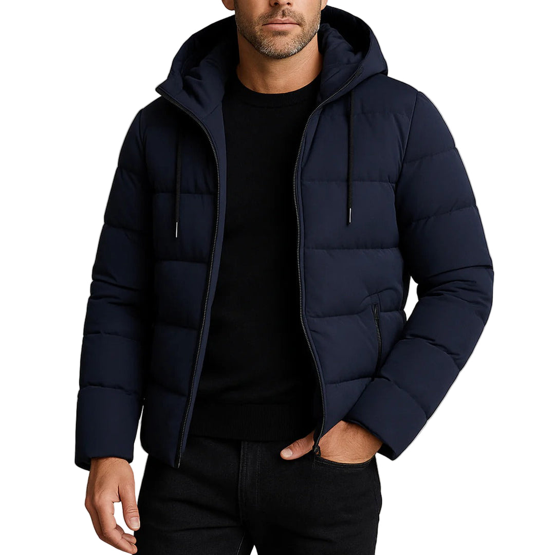 Men’s Regent Quilted Hooded Puffer Jacket