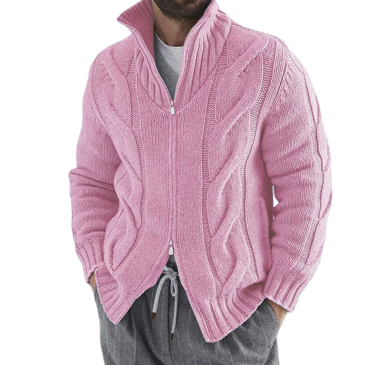 Men’s Winslow Cable Knit Zip Cardigan