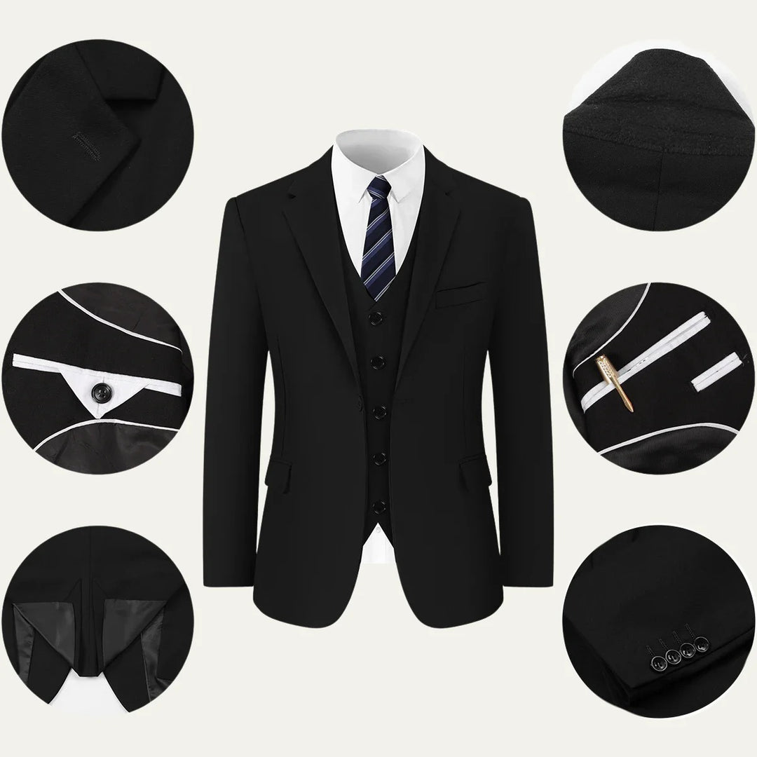 Men’s Kensington Three-Piece Tailored Suit