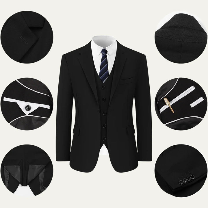 Men’s Kensington Three-Piece Tailored Suit