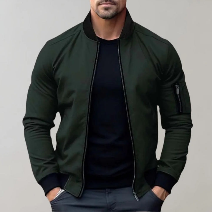Men’s AeroFlex Lightweight Zip-Up Bomber Jacket