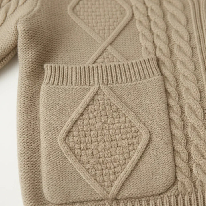 Men’s Rowan Shawl Cardigan – Classic Knit Layer