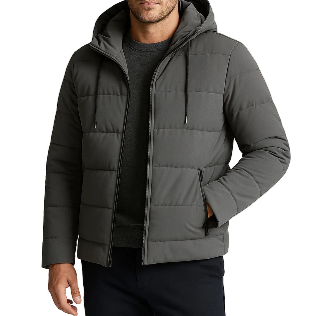 Men’s Regent Quilted Hooded Puffer Jacket