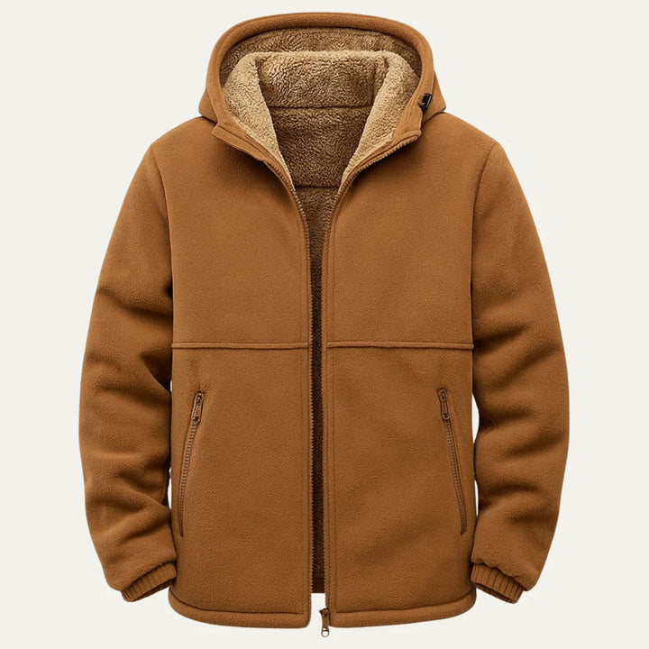 Men’s Aspen Hooded Jacket – Plush Winter Warmth