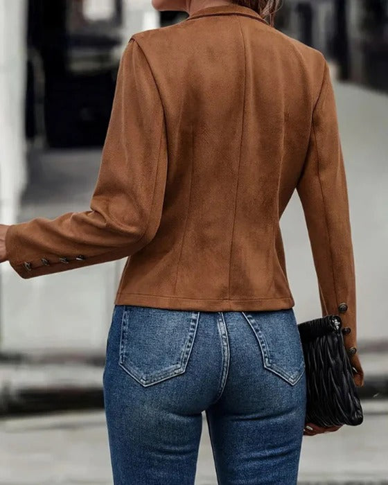 Women’s Emilia Double-Breasted Button Jacket