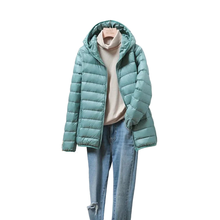 Women’s Lightweight Hooded Puffer Jacket