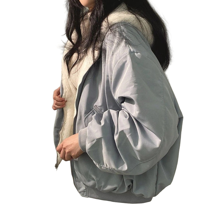 Women’s Double-Sided Wearable Fleece Jacket