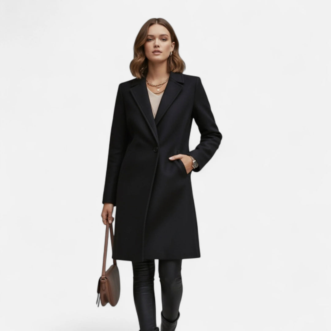 Women’s Classic Longline Lapel Coat