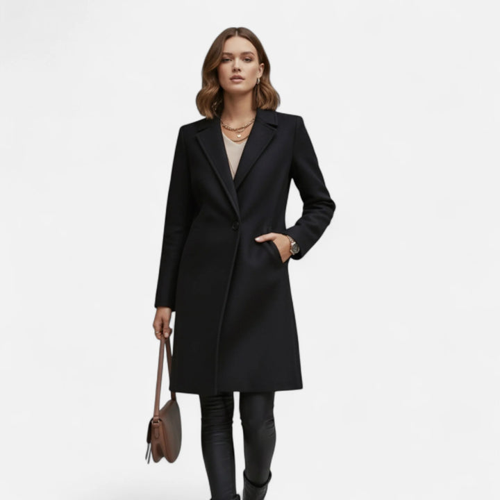 Women’s Classic Longline Lapel Coat