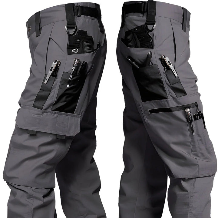 Men’s Tactical Multi-Pocket Cargo Pants – Utility Outdoor Workwear