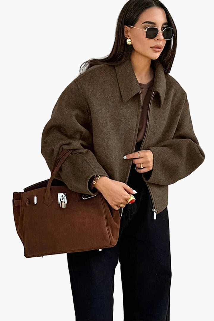 Women’s Harper Cropped Wool Jacket