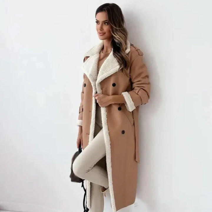 Women’s Evana Shearling-Lined Long Coat