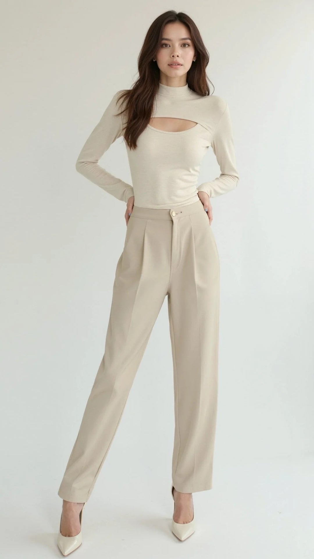 Women’s Isla Cut-Out Long Sleeve Top