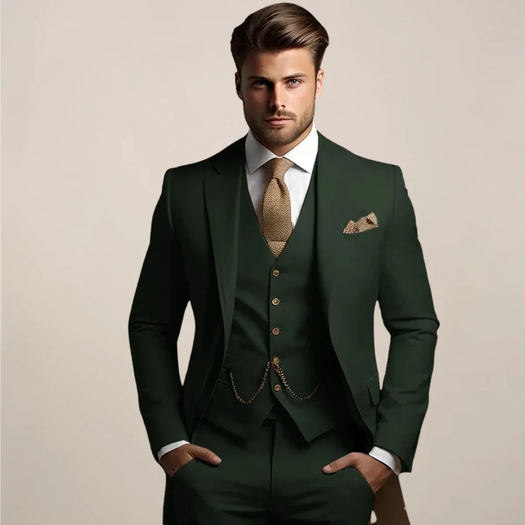 Men’s Valor Suit – Three-Piece Formal Ensemble