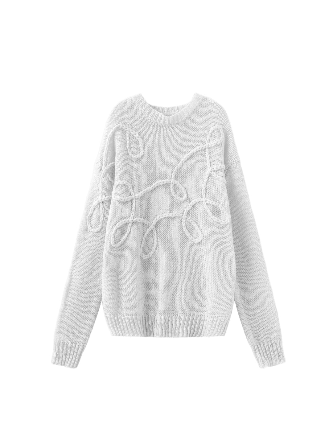 Women’s Textured Wool Pullover – Timeless Cozy Knit Jumper