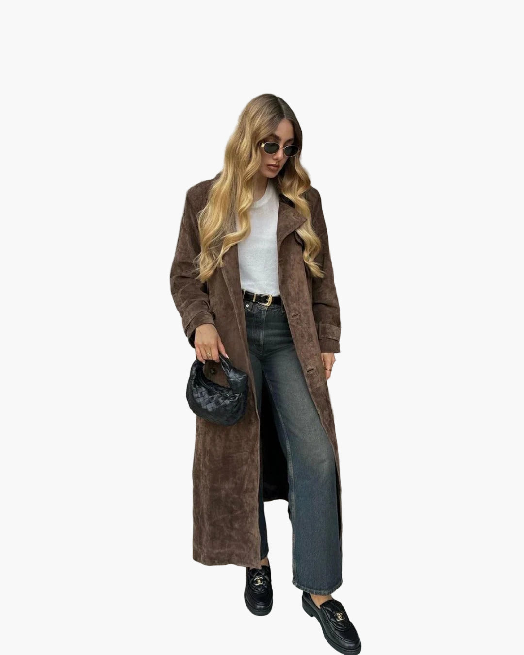 Women’s Suede Trench Coat