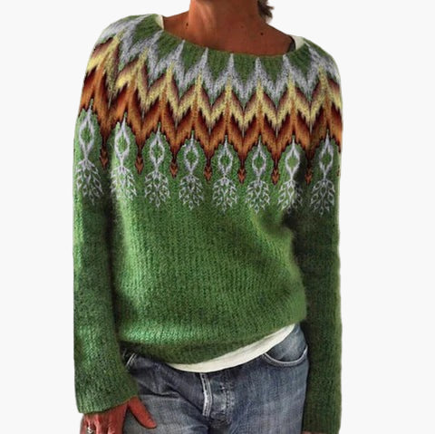 Women’s Retro Norwegian Sweater