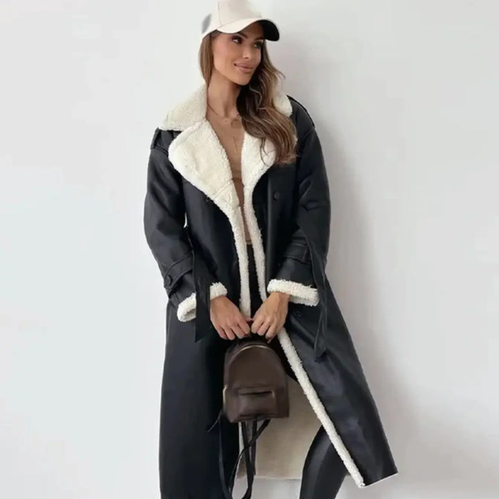 Women’s Evana Shearling-Lined Long Coat