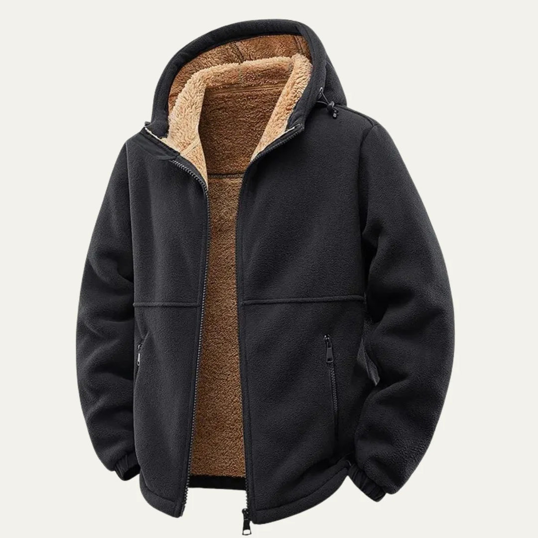 Men’s Aspen Hooded Jacket – Plush Winter Warmth