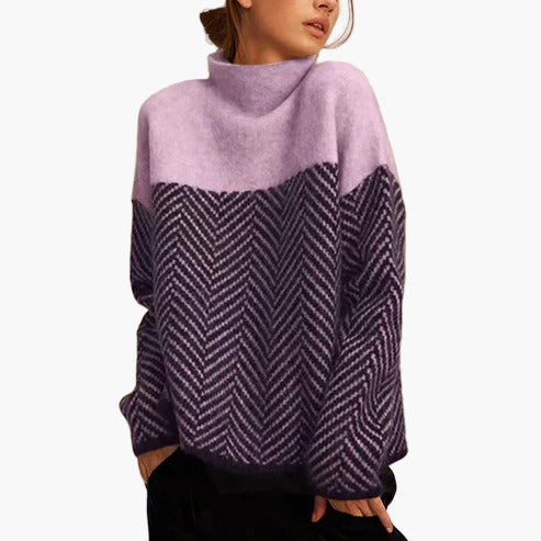 Women’s Oversized Geometric Sweater