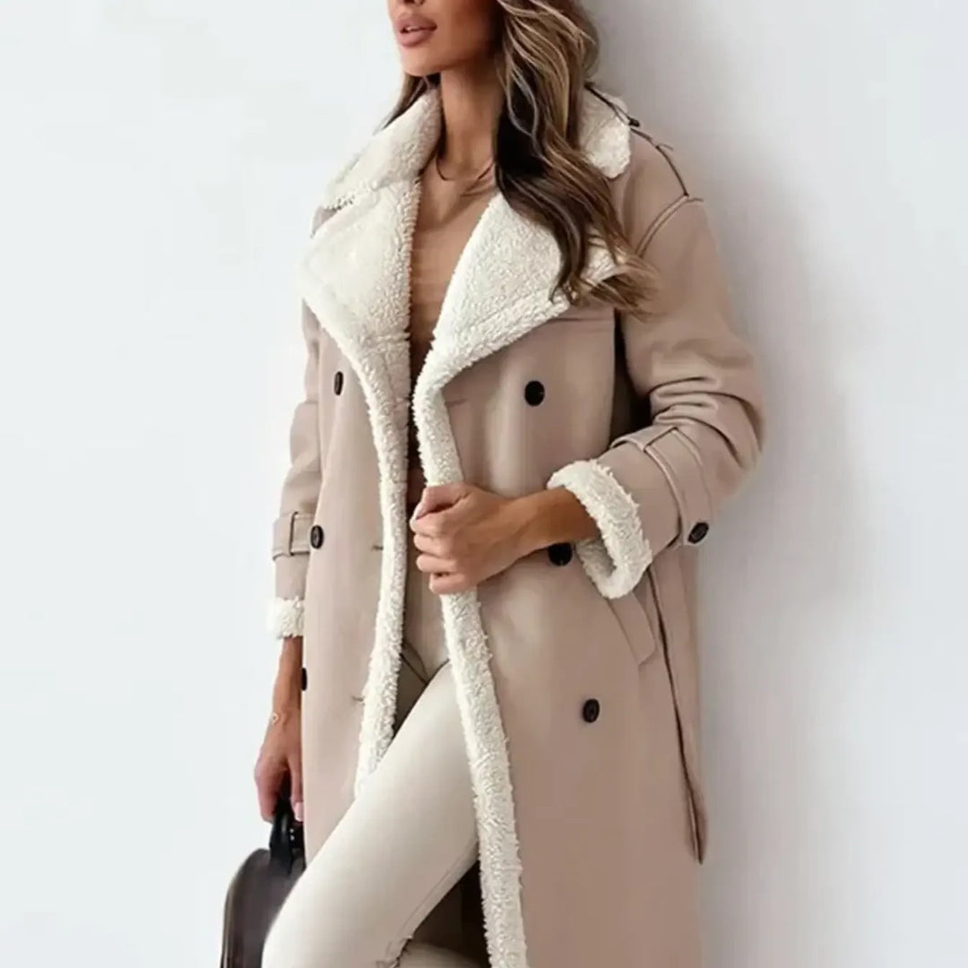 Women’s Evana Shearling-Lined Long Coat