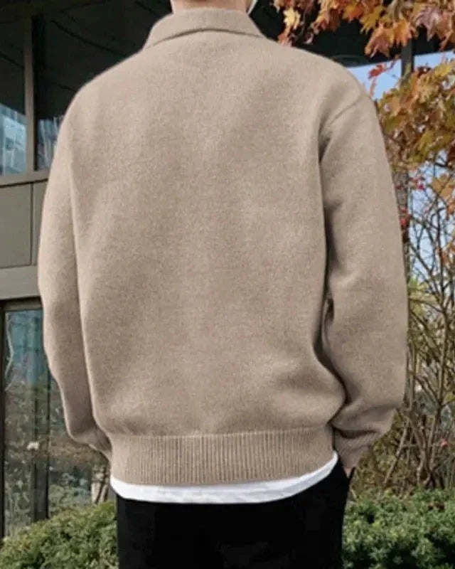 Men’s Matteo Knit Polo Sweater