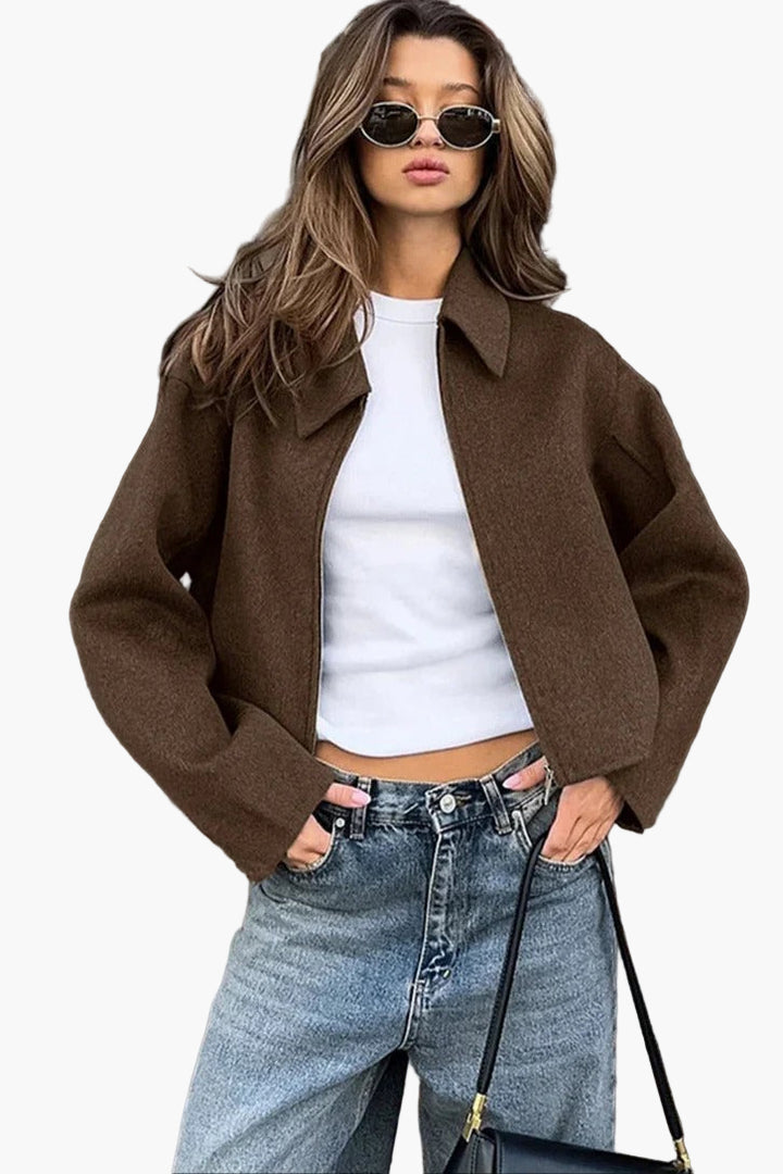 Women’s Harper Cropped Wool Jacket