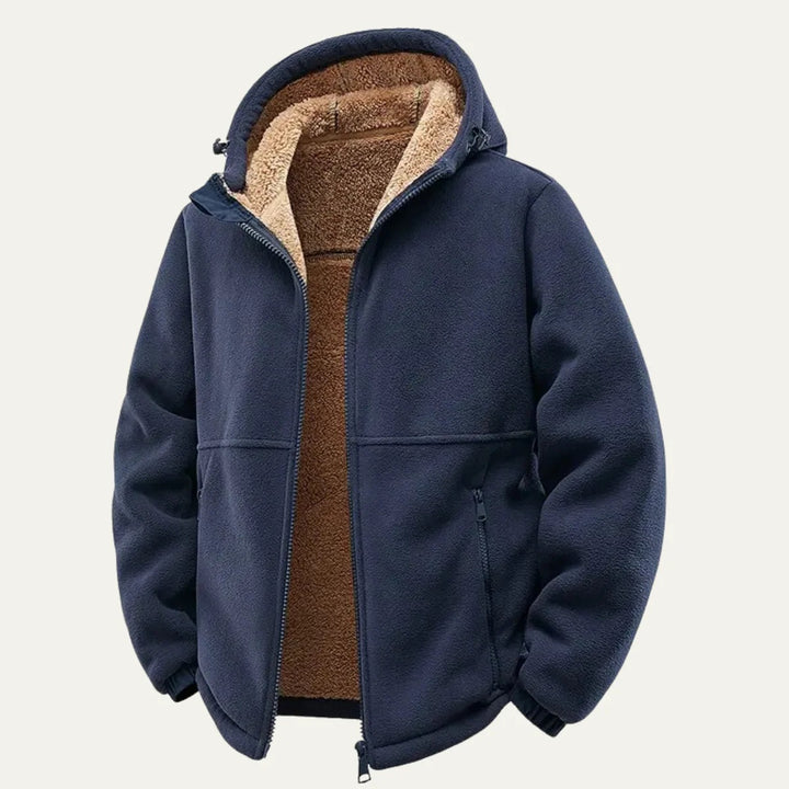 Men’s Aspen Hooded Jacket – Plush Winter Warmth