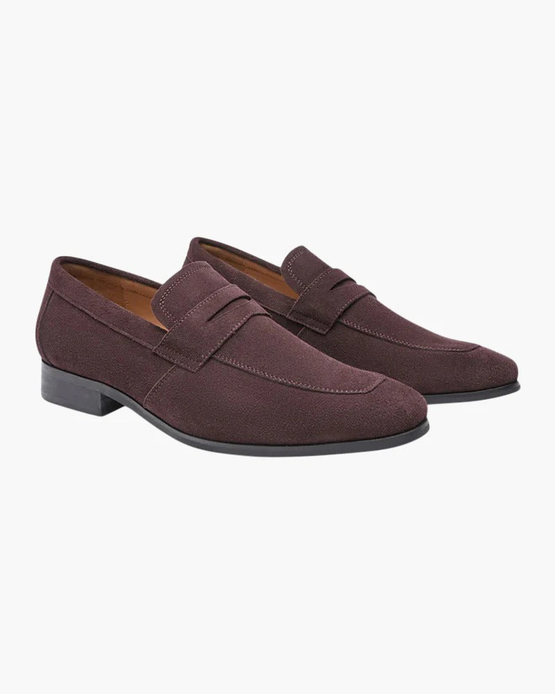 Men’s Hugo Suede Penny Loafers