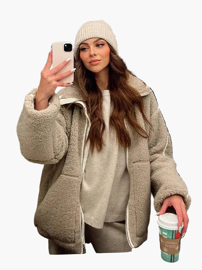 Women’s Oversized Fleece Jacket