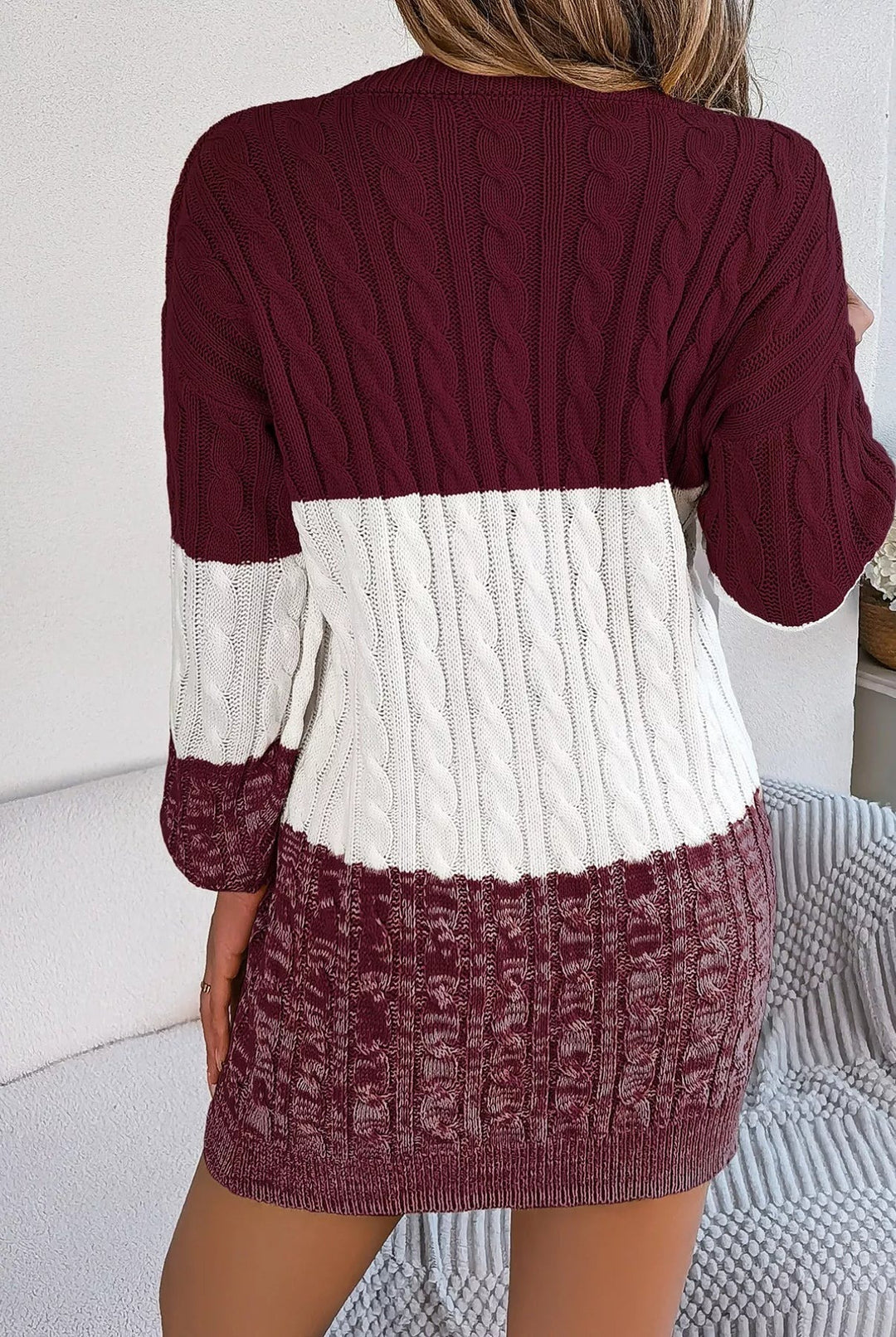 Women’s Malia Colourblock Knit Sweater Dress