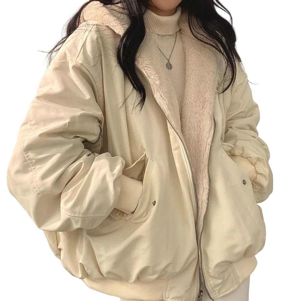 Women’s Double-Sided Wearable Fleece Jacket