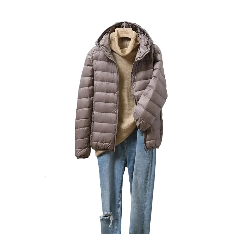 Women’s Lightweight Hooded Puffer Jacket