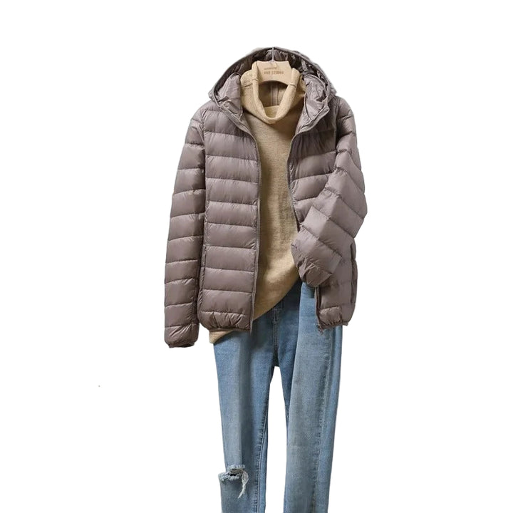 Women’s Lightweight Hooded Puffer Jacket