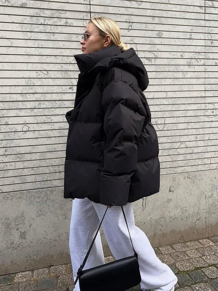 Women’s Nordic Loft High Collar Oversized Puffer Jacket
