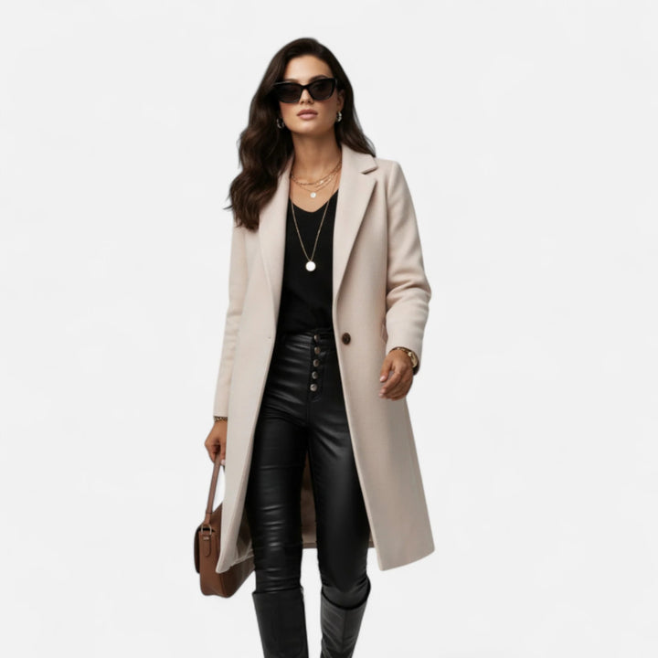 Women’s Classic Longline Lapel Coat