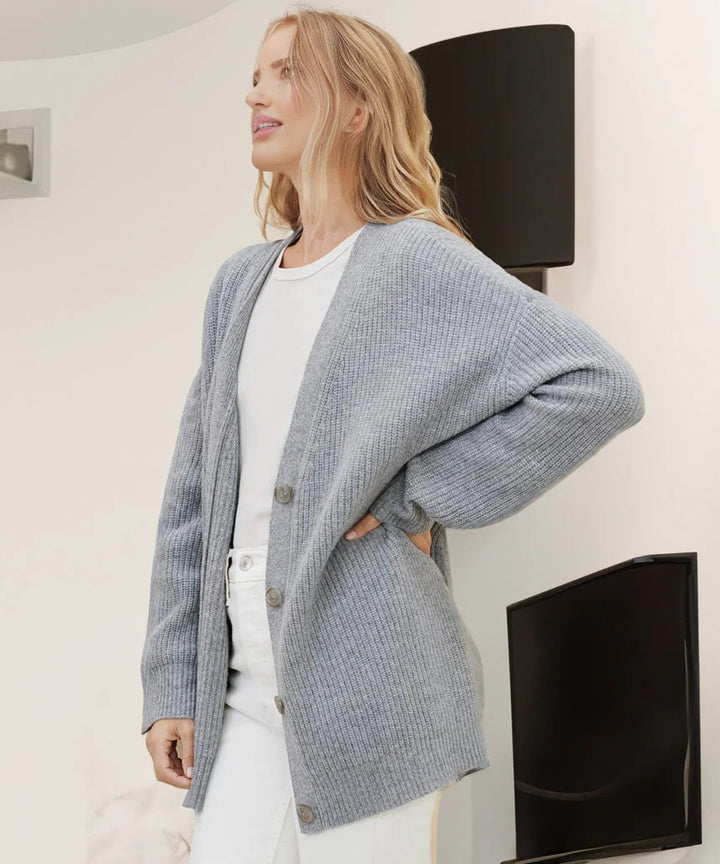 Women’s Haven Relaxed Button-Up Knit Cardigan – Casual Everyday Layer