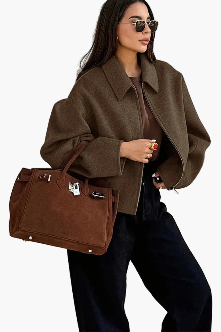 Women’s Harper Cropped Wool Jacket