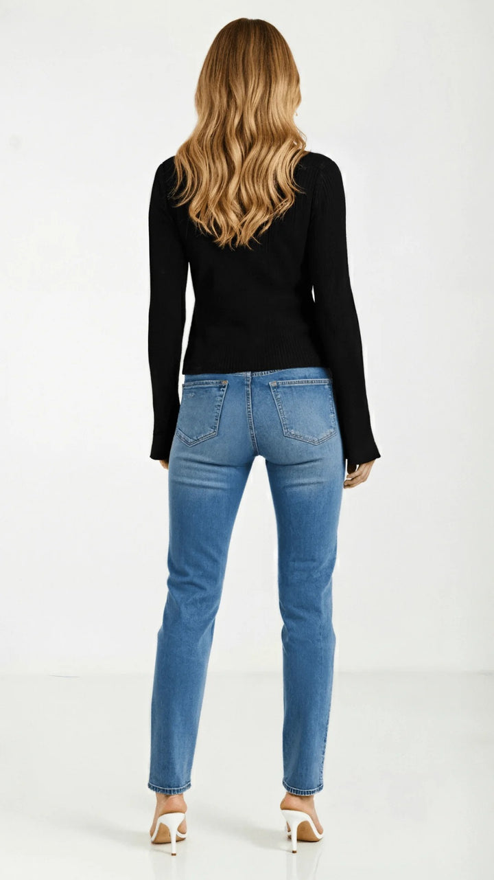 Women’s Elara Ribbed Button-Up Cardigan