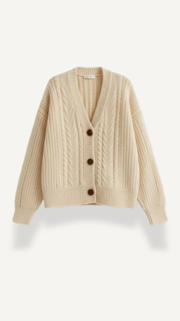 Women’s Elowen Cable Knit Button Cardigan