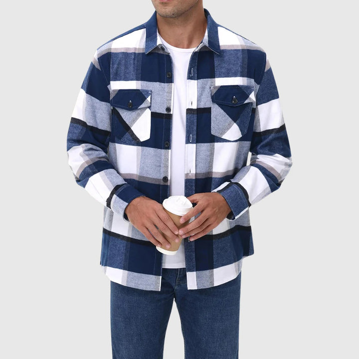 Men’s Metro Check Flannel Shirt