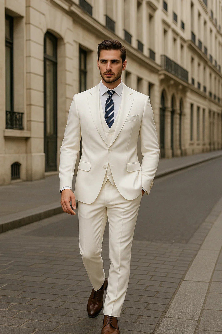 Men’s Beaumont 3-Piece Suit – Refined Modern Elegance