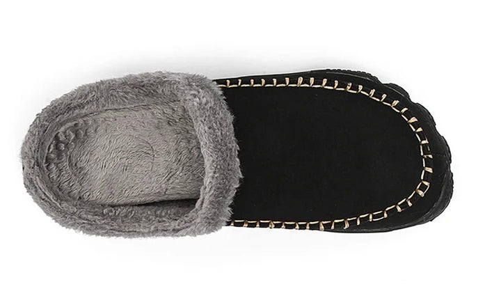 Men’s Jasper Faux Fur-Lined Slip-On Slippers