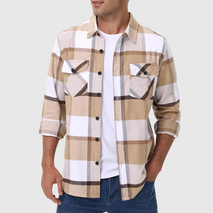 Men’s Metro Check Flannel Shirt