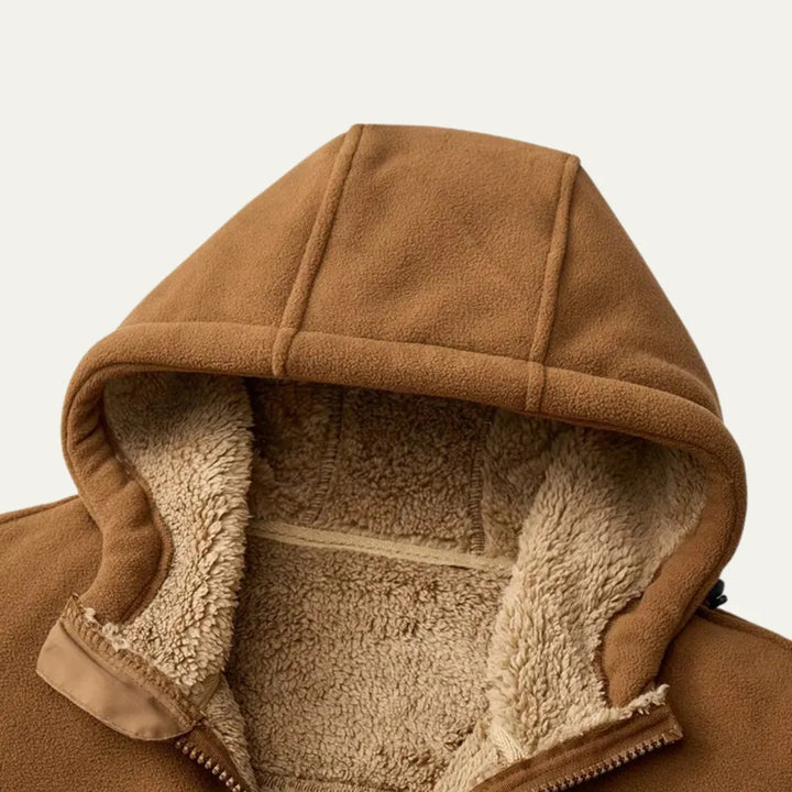 Men’s Aspen Hooded Jacket – Plush Winter Warmth