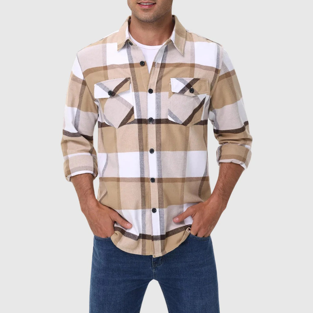 Men’s Metro Check Flannel Shirt