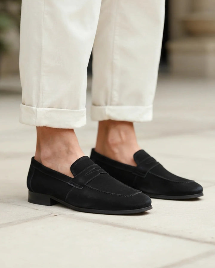 Men’s Hugo Suede Penny Loafers