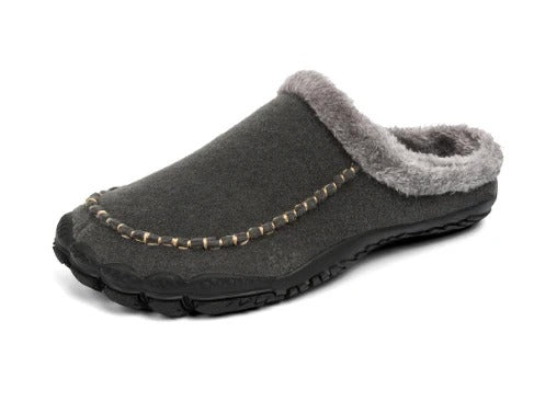 Men’s Jasper Faux Fur-Lined Slip-On Slippers