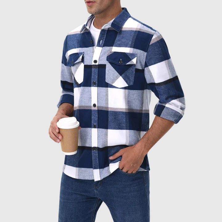 Men’s Metro Check Flannel Shirt